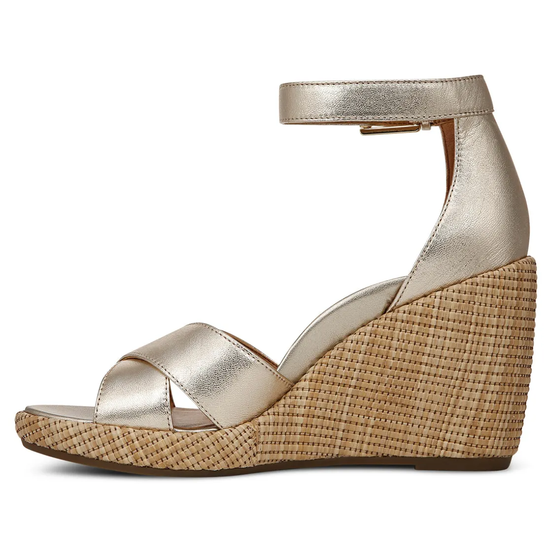 marina_wedge_sandal_metal_1.webp Clearance Marina Wedge Sandal Metallic Women Sandals | Heels & Wedges