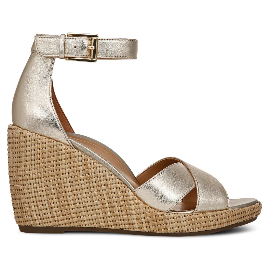 marina_wedge_sandal_metal_3.webp Clearance Marina Wedge Sandal Metallic Women Sandals | Heels & Wedges