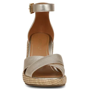 Clearance Marina Wedge Sandal Metallic Women Sandals | Heels & Wedges